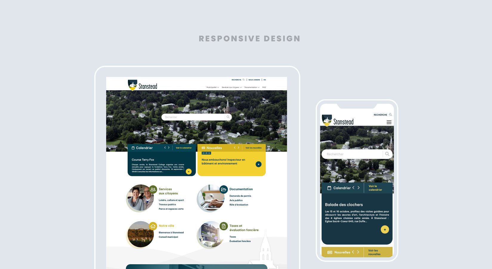 Site internet - Responsive design